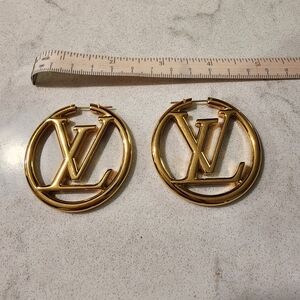 Louis Vuitton "Louise Hoop GM earrings"